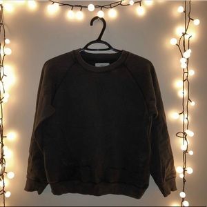 dark brown sweater